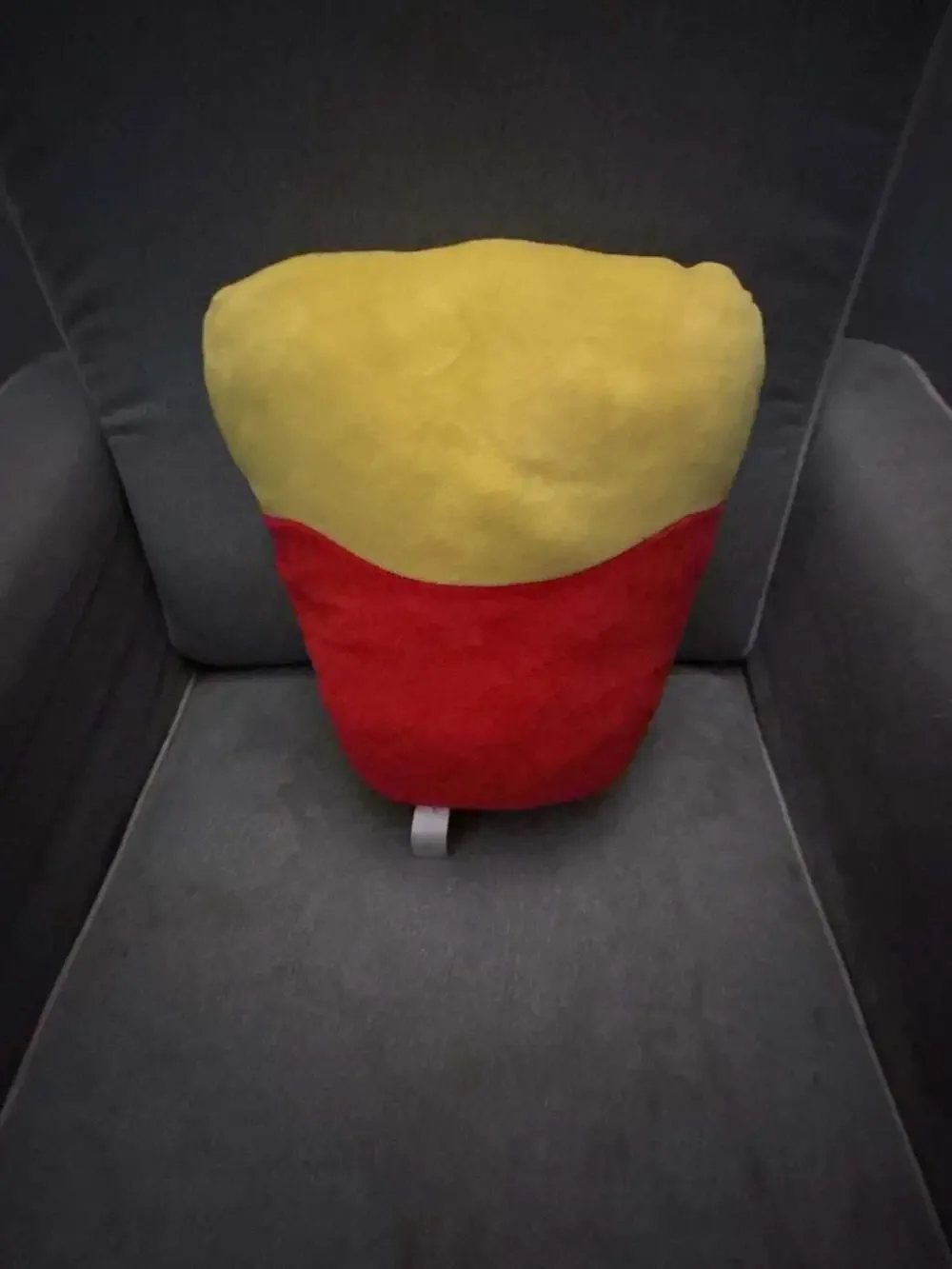 Kawaii French Fry Plush Toy Pillow With Winking Face